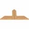 Ekena Millwork Portland Timber Gable Bracket, Western Red Cedar, 36"W x 18"H x 1 1/2"D x 5 1/2"F, 12/12 Pitch GBW036X18X0206POR00SWR - alternate 3